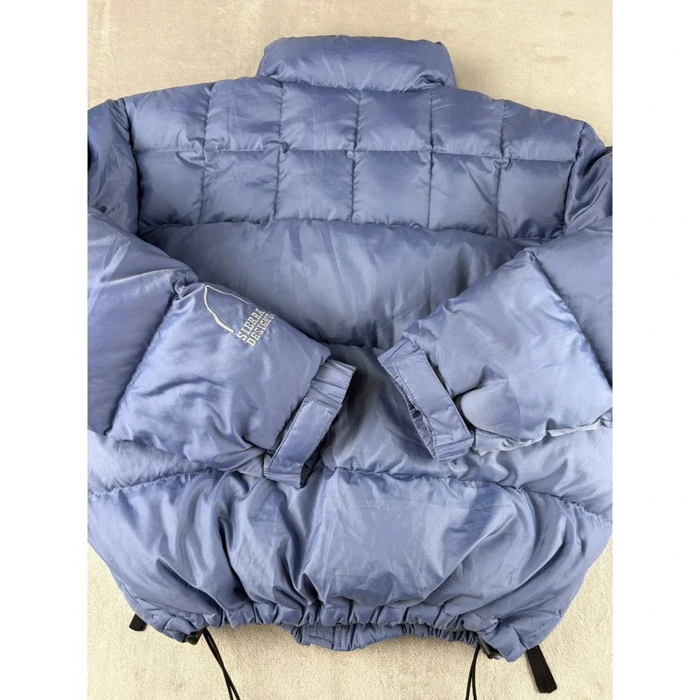 Sierra Designs 600 Powerfill Goose Down Puffer Jacket Blue Women Small